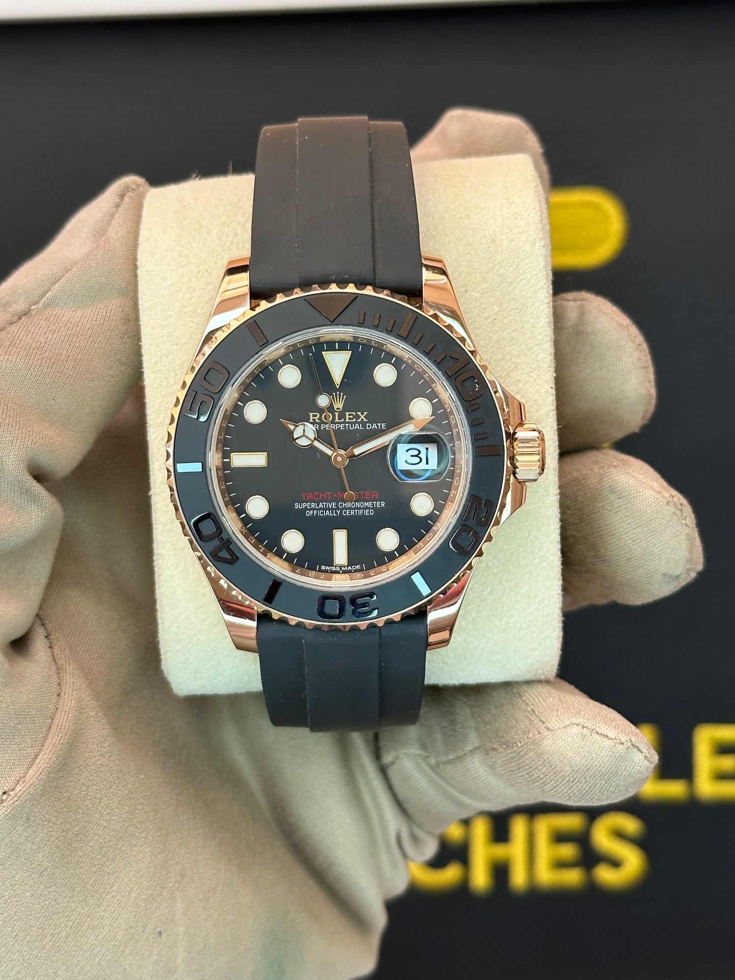 ROLEX YACHTMASTER 40 ROSE GOLD