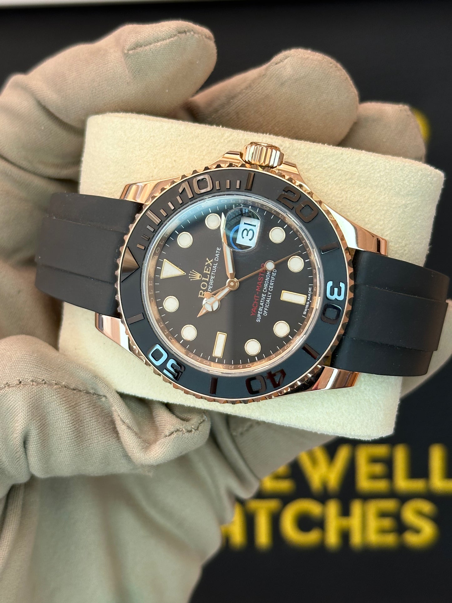 ROLEX YACHTMASTER 40 ROSE GOLD