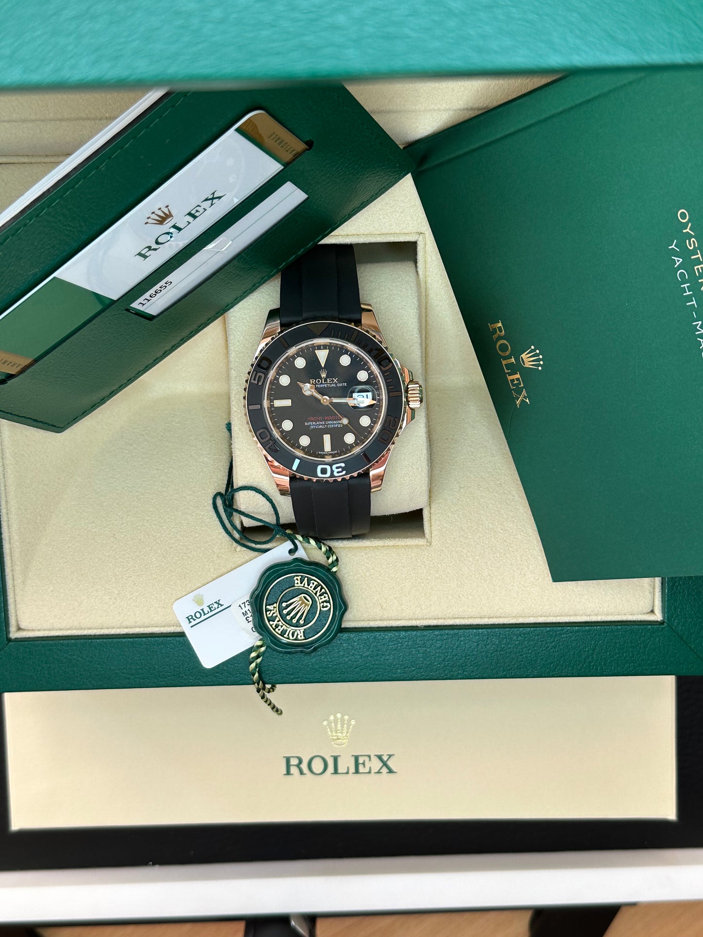 ROLEX YACHTMASTER 40 ROSE GOLD