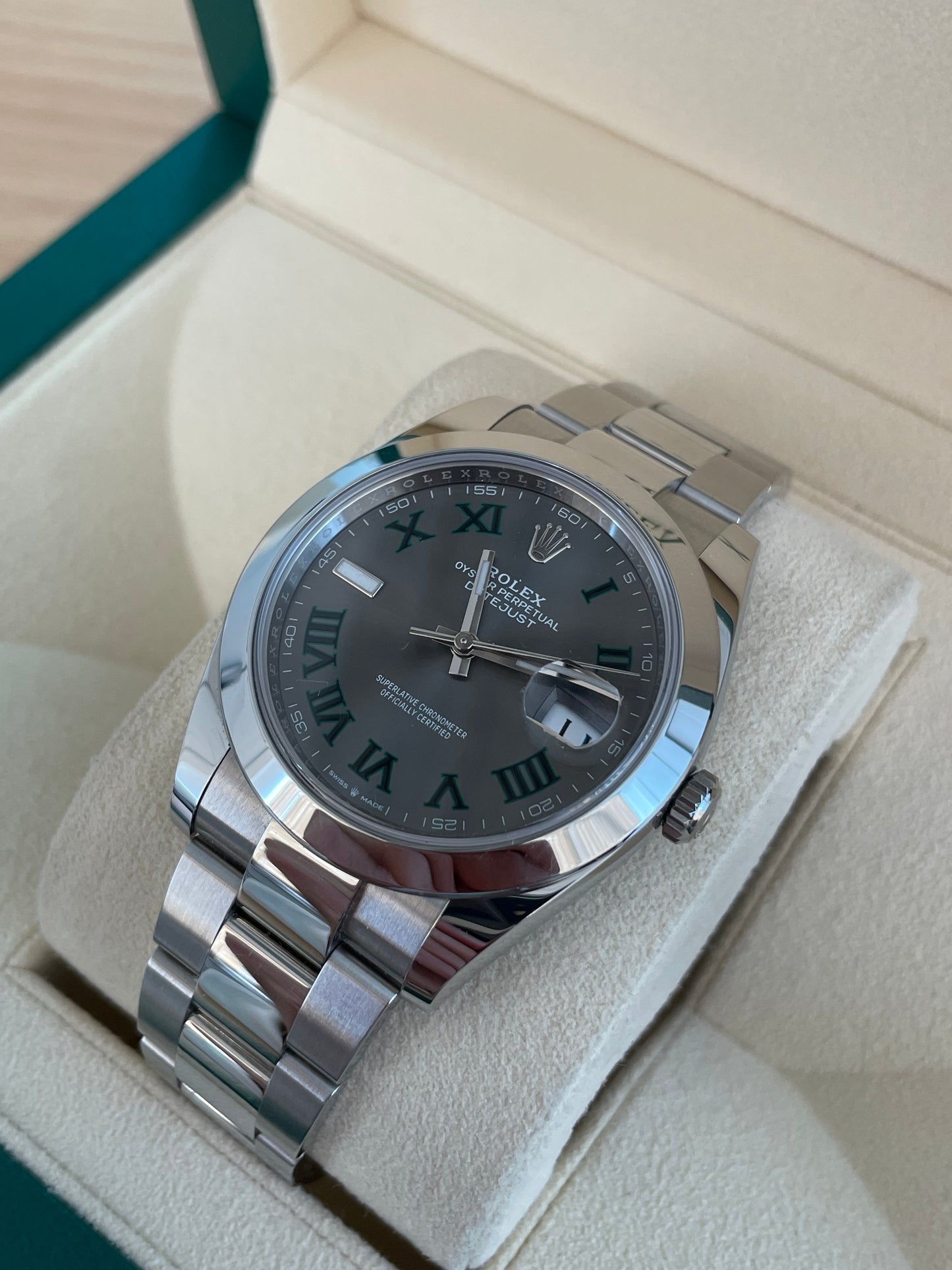 ROLEX DATEJUST 41 WIMBLEDON